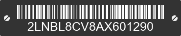 2010 LINCOLN Town Car 2LNBL8CV8AX601290 VIN decoded