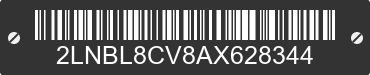 2010 LINCOLN Town Car 2LNBL8CV8AX628344 VIN decoded