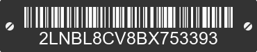 2011 LINCOLN Town Car 2LNBL8CV8BX753393 VIN decoded