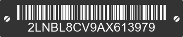 2010 LINCOLN Town Car 2LNBL8CV9AX613979 VIN decoded