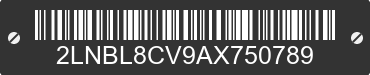 2010 LINCOLN Town Car 2LNBL8CV9AX750789 VIN decoded