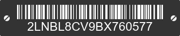 2011 LINCOLN Town Car 2LNBL8CV9BX760577 VIN decoded