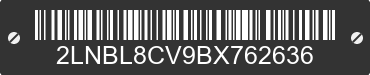 2011 LINCOLN Town Car 2LNBL8CV9BX762636 VIN decoded