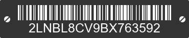 2011 LINCOLN Town Car 2LNBL8CV9BX763592 VIN decoded