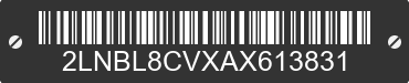 2010 LINCOLN Town Car 2LNBL8CVXAX613831 VIN decoded