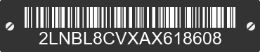 2010 LINCOLN Town Car 2LNBL8CVXAX618608 VIN decoded