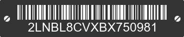 2011 LINCOLN Town Car 2LNBL8CVXBX750981 VIN decoded