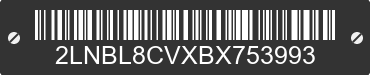 2011 LINCOLN Town Car 2LNBL8CVXBX753993 VIN decoded