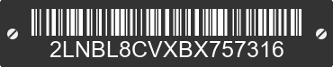 2011 LINCOLN Town Car 2LNBL8CVXBX757316 VIN decoded
