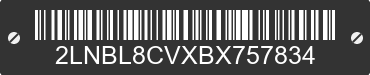 2011 LINCOLN Town Car 2LNBL8CVXBX757834 VIN decoded