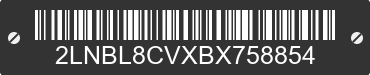 2011 LINCOLN Town Car 2LNBL8CVXBX758854 VIN decoded