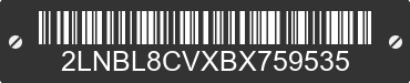 2011 LINCOLN Town Car 2LNBL8CVXBX759535 VIN decoded