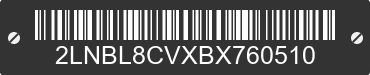 2011 LINCOLN Town Car 2LNBL8CVXBX760510 VIN decoded
