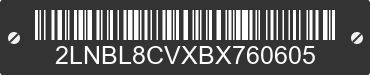 2011 LINCOLN Town Car 2LNBL8CVXBX760605 VIN decoded