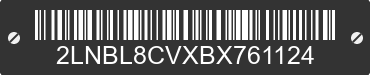 2011 LINCOLN Town Car 2LNBL8CVXBX761124 VIN decoded