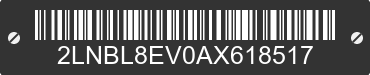 2010 LINCOLN Town Car 2LNBL8EV0AX618517 VIN decoded