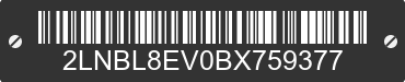 2011 LINCOLN Town Car 2LNBL8EV0BX759377 VIN decoded