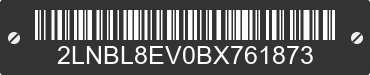 2011 LINCOLN Town Car 2LNBL8EV0BX761873 VIN decoded