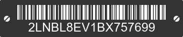 2011 LINCOLN Town Car 2LNBL8EV1BX757699 VIN decoded