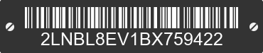2011 LINCOLN Town Car 2LNBL8EV1BX759422 VIN decoded