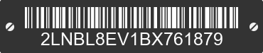 2011 LINCOLN Town Car 2LNBL8EV1BX761879 VIN decoded