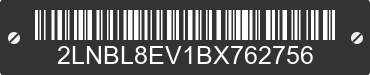 2011 LINCOLN Town Car 2LNBL8EV1BX762756 VIN decoded