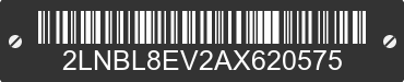 2010 LINCOLN Town Car 2LNBL8EV2AX620575 VIN decoded