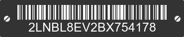 2011 LINCOLN Town Car 2LNBL8EV2BX754178 VIN decoded