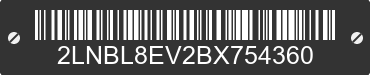 2011 LINCOLN Town Car 2LNBL8EV2BX754360 VIN decoded
