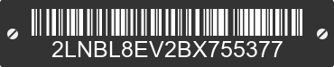 2011 LINCOLN Town Car 2LNBL8EV2BX755377 VIN decoded
