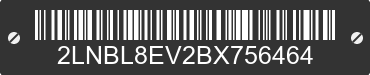 2011 LINCOLN Town Car 2LNBL8EV2BX756464 VIN decoded
