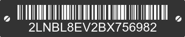 2011 LINCOLN Town Car 2LNBL8EV2BX756982 VIN decoded