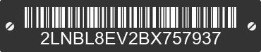 2011 LINCOLN Town Car 2LNBL8EV2BX757937 VIN decoded