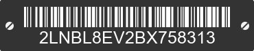 2011 LINCOLN Town Car 2LNBL8EV2BX758313 VIN decoded