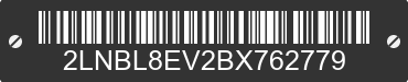 2011 LINCOLN Town Car 2LNBL8EV2BX762779 VIN decoded