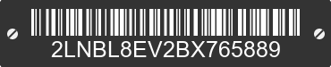 2011 LINCOLN Town Car 2LNBL8EV2BX765889 VIN decoded
