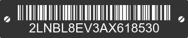 2010 LINCOLN Town Car 2LNBL8EV3AX618530 VIN decoded
