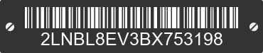 2011 LINCOLN Town Car 2LNBL8EV3BX753198 VIN decoded