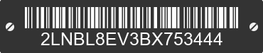 2011 LINCOLN Town Car 2LNBL8EV3BX753444 VIN decoded