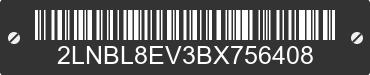 2011 LINCOLN Town Car 2LNBL8EV3BX756408 VIN decoded