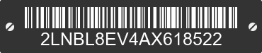 2010 LINCOLN Town Car 2LNBL8EV4AX618522 VIN decoded