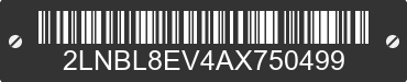 2010 LINCOLN Town Car 2LNBL8EV4AX750499 VIN decoded