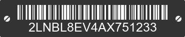 2010 LINCOLN Town Car 2LNBL8EV4AX751233 VIN decoded