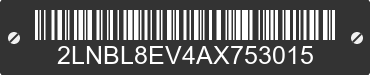 2010 LINCOLN Town Car 2LNBL8EV4AX753015 VIN decoded