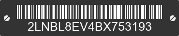 2011 LINCOLN Town Car 2LNBL8EV4BX753193 VIN decoded
