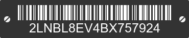2011 LINCOLN Town Car 2LNBL8EV4BX757924 VIN decoded
