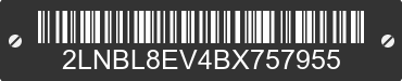 2011 LINCOLN Town Car 2LNBL8EV4BX757955 VIN decoded