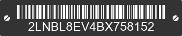 2011 LINCOLN Town Car 2LNBL8EV4BX758152 VIN decoded