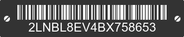 2011 LINCOLN Town Car 2LNBL8EV4BX758653 VIN decoded
