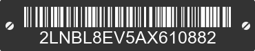 2010 LINCOLN Town Car 2LNBL8EV5AX610882 VIN decoded